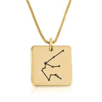 Aquarius Constellation Necklace La Vie Bien Aquarius Constellation Necklace