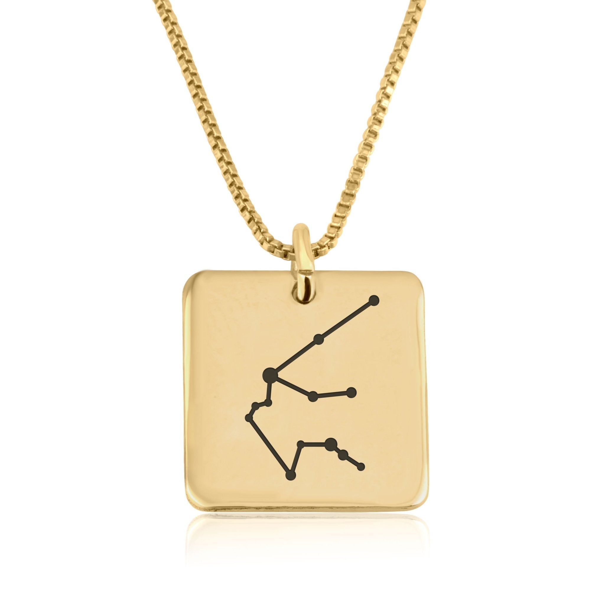 Aquarius Constellation Necklace La Vie Bien Aquarius Constellation Necklace