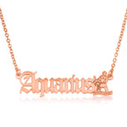 Aquarius Symbol Necklace La Vie Bien Aquarius Symbol Necklace