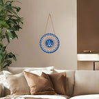 Arabic Calligraphy Art Decor Islamic Wooden Round Wall Hanging (MAC408)