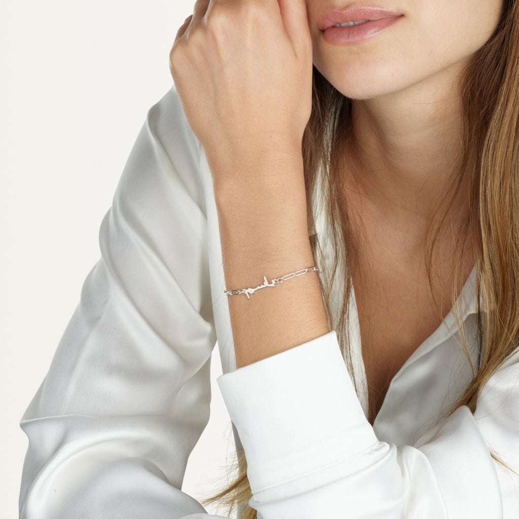 Arabic Paperclip Bracelet La Vie Bien Arabic Paperclip Bracelet