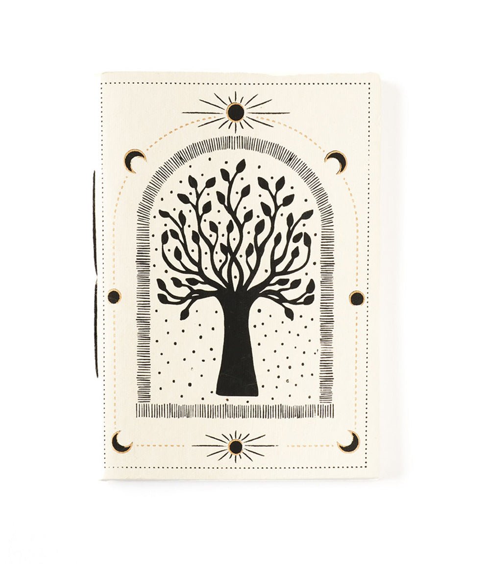 Aranyani Tree of Life 5x7 Recycled Paper Journal HME stock line La Vie Bien Aranyani Tree of Life 5x7 Recycled Paper Journal