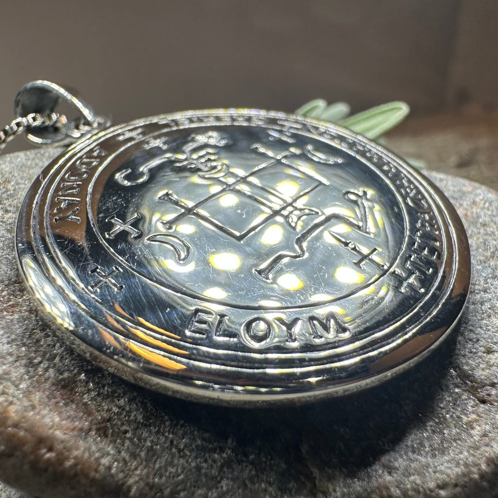 Archangel Gabriel Sigil Pendant in Sterling Silver Pendant La Vie Bien Archangel Gabriel Sigil Pendant in Sterling Silver