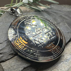 Archangel Samael Sigil Pendant in Sterling Silver Pendant La Vie Bien Archangel Samael Sigil Pendant in Sterling Silver