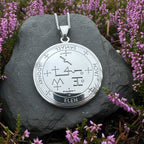 Archangel Samael Sigil Pendant in Sterling Silver Pendant La Vie Bien Archangel Samael Sigil Pendant in Sterling Silver