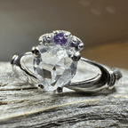 Ardor Irish Claddagh Ring in Sterling Silver Ring La Vie Bien Ardor Irish Claddagh Ring in Sterling Silver
