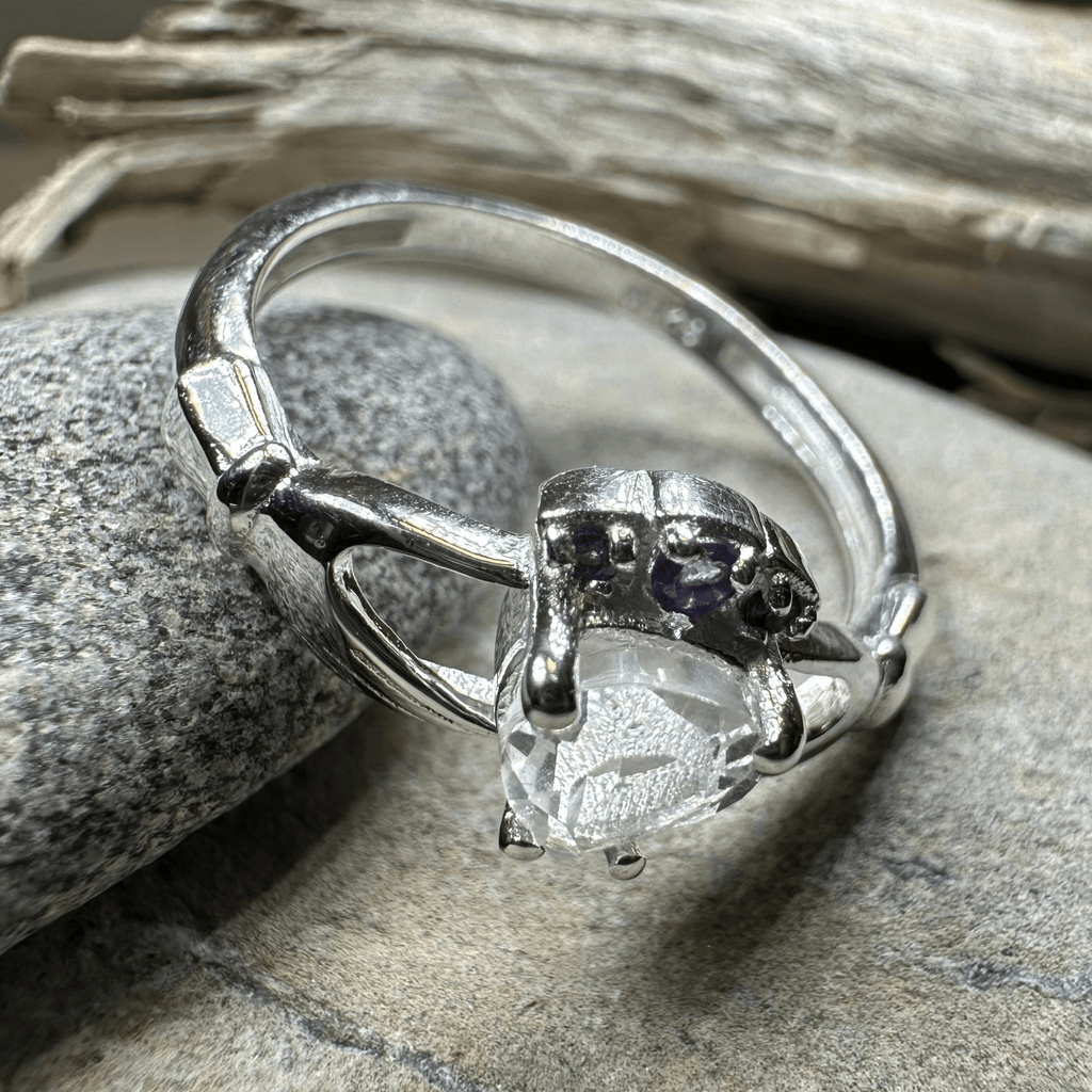 Ardor Irish Claddagh Ring in Sterling Silver Ring La Vie Bien Ardor Irish Claddagh Ring in Sterling Silver