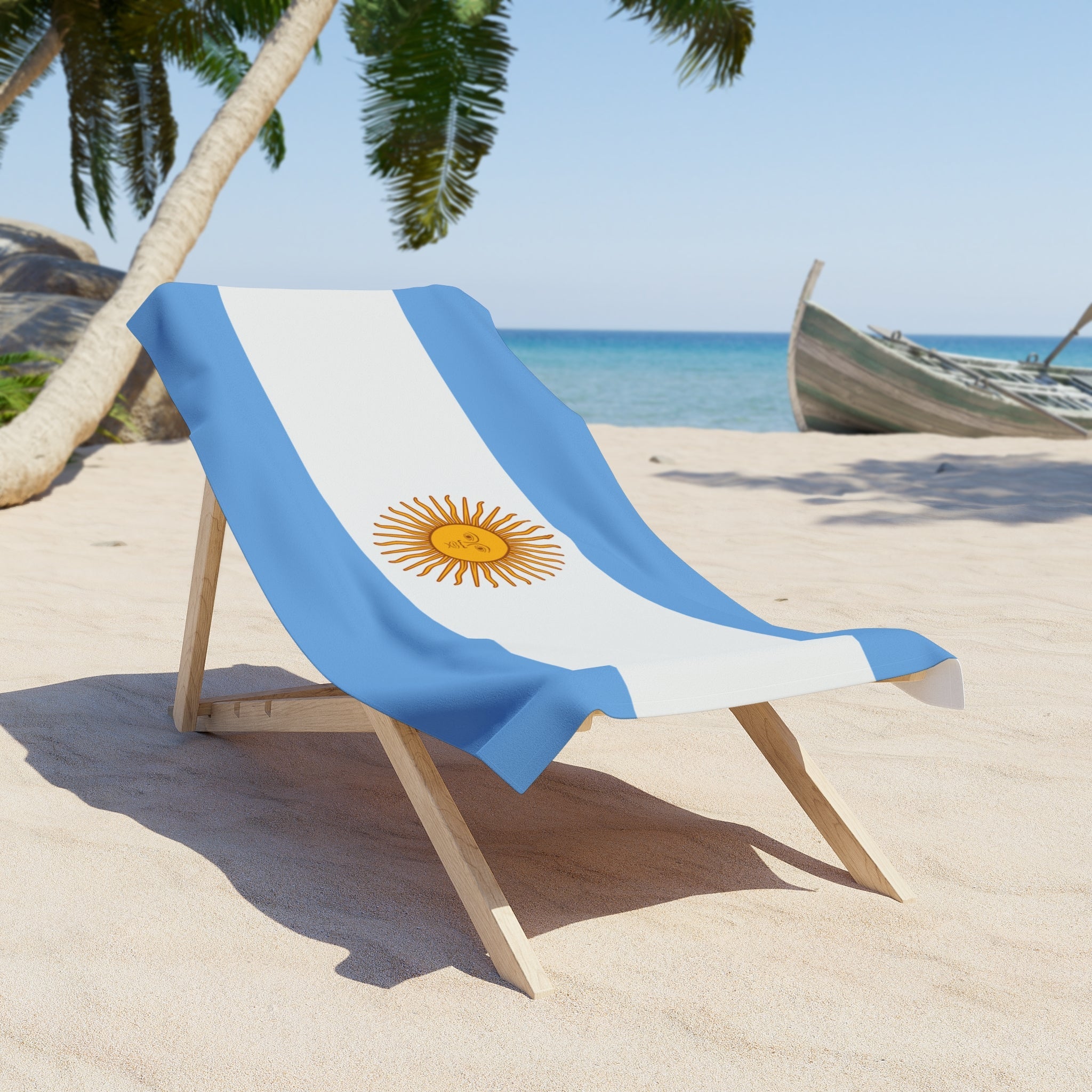 ARGENTINA Flag Beach Towel | Quality & Long Lasting - 2 Sizes | Argentinian Pride | Gift for Argentineans Home Decor La Vie Bien ARGENTINA Flag Beach Towel | Quality & Long Lasting - 2 Sizes | Argentinian Pride | Gift for Argentineans