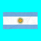 ARGENTINA Flag Beach Towel | Quality & Long Lasting - 2 Sizes | Argentinian Pride | Gift for Argentineans Home Decor La Vie Bien ARGENTINA Flag Beach Towel | Quality & Long Lasting - 2 Sizes | Argentinian Pride | Gift for Argentineans