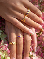 Aria Infinity Band Ring by Ash & Rose