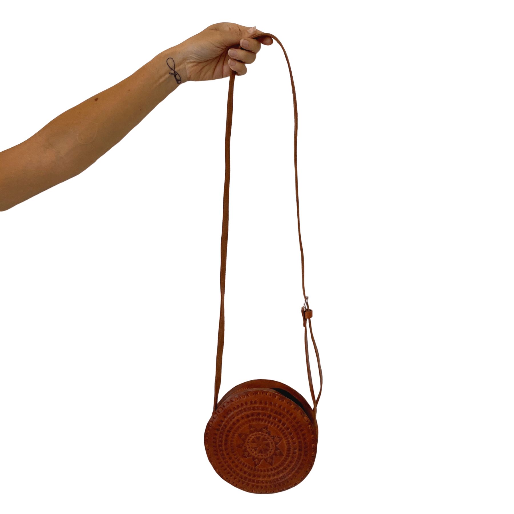 Aria Round Canteen Leather Purse - Mexico Bags La Vie Bien Aria Round Canteen Leather Purse - Mexico