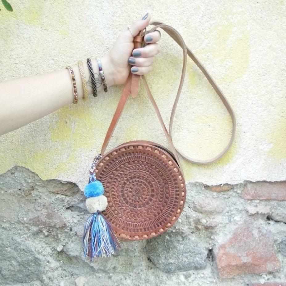 Aria Round Canteen Leather Purse - Mexico Bags La Vie Bien Aria Round Canteen Leather Purse - Mexico