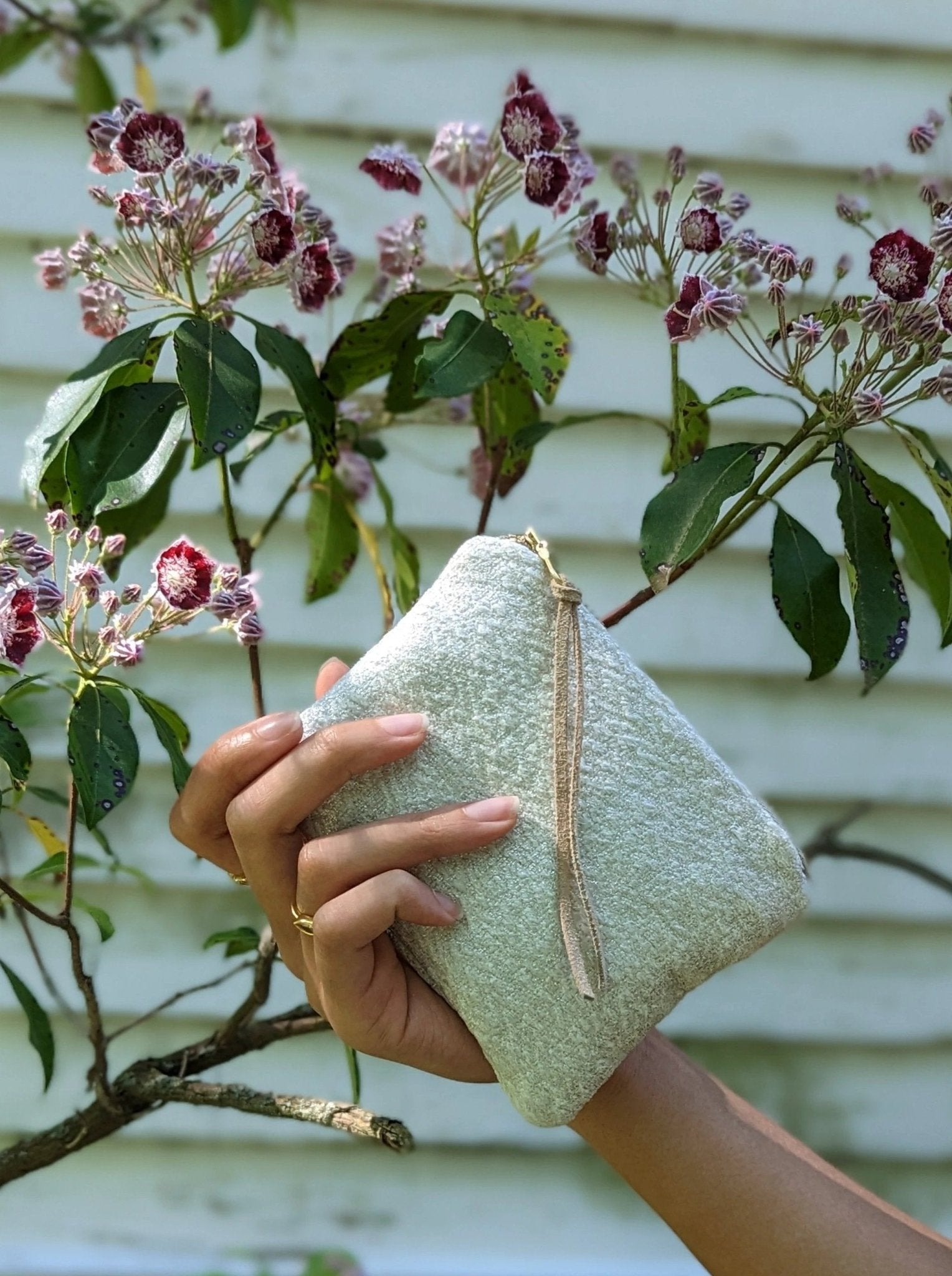 Arianell Mini Metallic Clutch by Ash & Rose