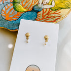 Ariel Sea Shell Stud Earrings Earrings La Vie Bien Ariel Sea Shell Stud Earrings