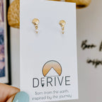 Ariel Sea Shell Stud Earrings by Derive Jewelry