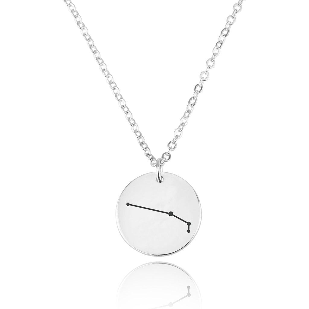 Aries Celestial Constellation Disk Necklace La Vie Bien Aries Celestial Constellation Disk Necklace