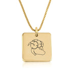 Aries Zodiac Necklace La Vie Bien Aries Zodiac Necklace