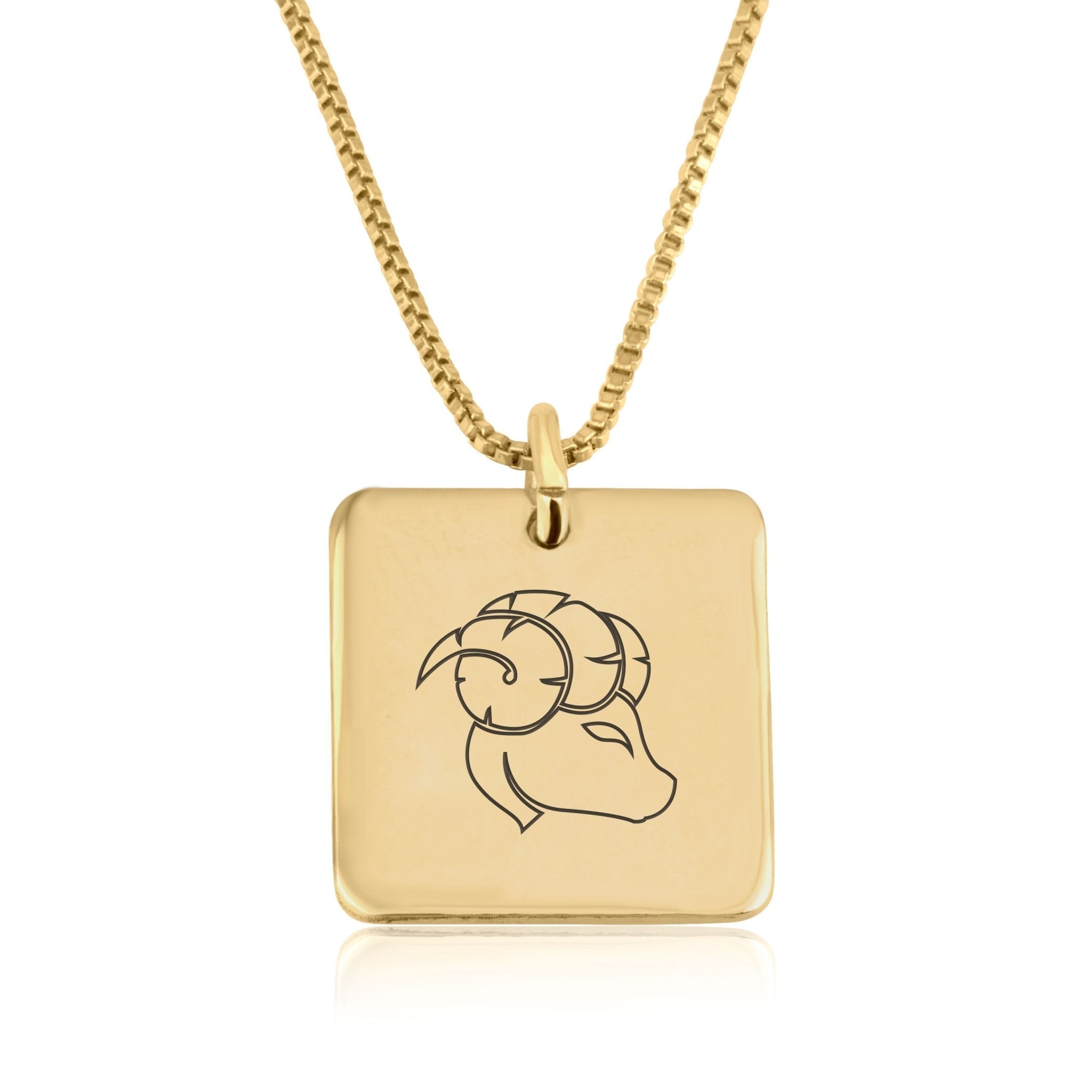 Aries Zodiac Necklace La Vie Bien Aries Zodiac Necklace
