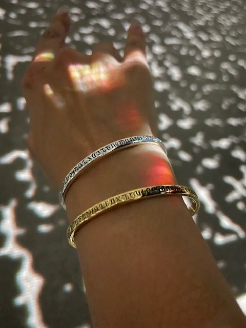 Armenian Alphabet Bracelet / Bangle Armenian Alphabet Bangle La Vie Bien Armenian Alphabet Bracelet / Bangle