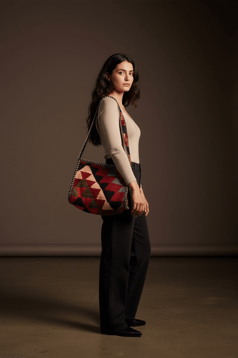 Armenian Carpet Bag Handbag La Vie Bien Armenian Carpet Bag