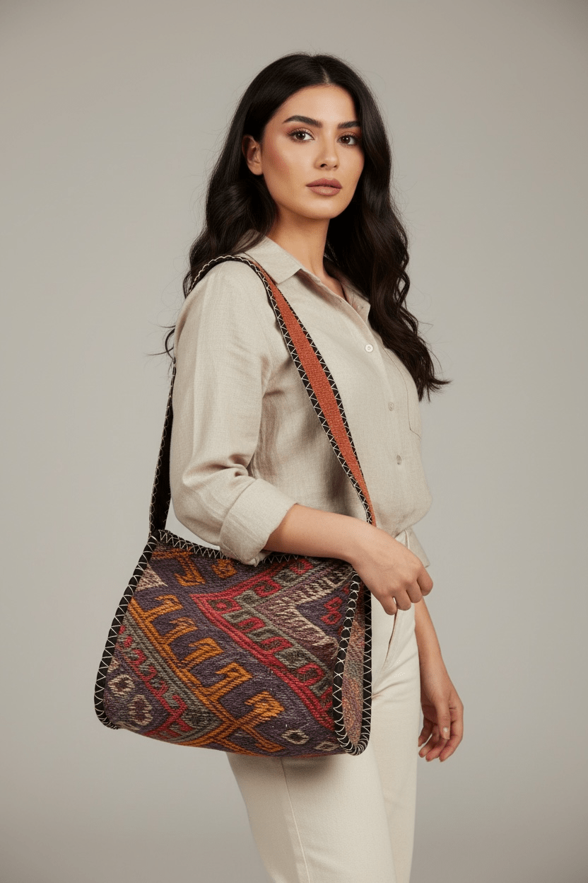 Armenian Carpet Bag Handbag La Vie Bien Armenian Carpet Bag