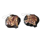 Armenian Pomegranate Wooden Earrings — Handcrafted in Armenia | Lightweight Statement Earrings | Gift for Her Wooden Earring La Vie Bien Armenian Pomegranate Wooden Earrings — Handcrafted in Armenia | Lightweight Statement Earrings | Gift for Her