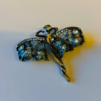 Art Nouveau Fairy Brooch | Vintage Enchanted Fairytale Pin 1.8" x 1.6" Brooches & Lapel Pins La Vie Bien Art Nouveau Fairy Brooch | Vintage Enchanted Fairytale Pin 1.8" x 1.6"