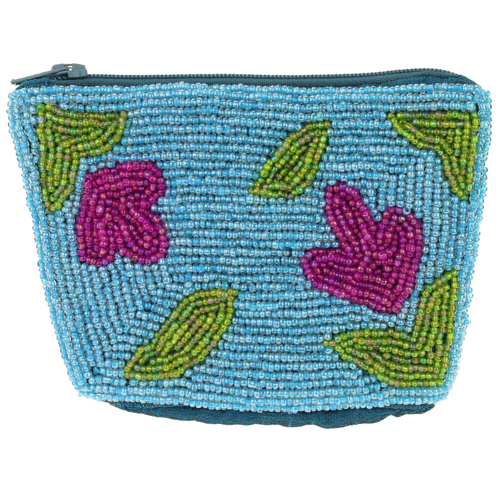 Art Smart Beaded Pouch Cosmetic & Jewelry Bags La Vie Bien Art Smart Beaded Pouch