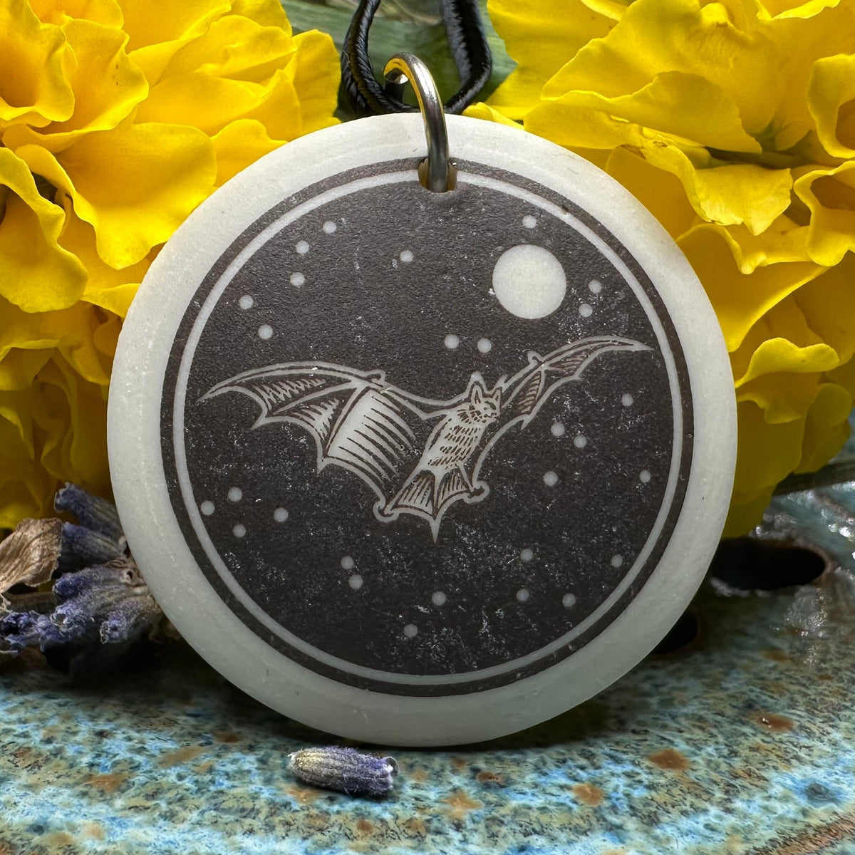 Artisan Brown Bat Necklace - Handmade in the U.S.A. Pendant La Vie Bien Artisan Brown Bat Necklace - Handmade in the U.S.A.