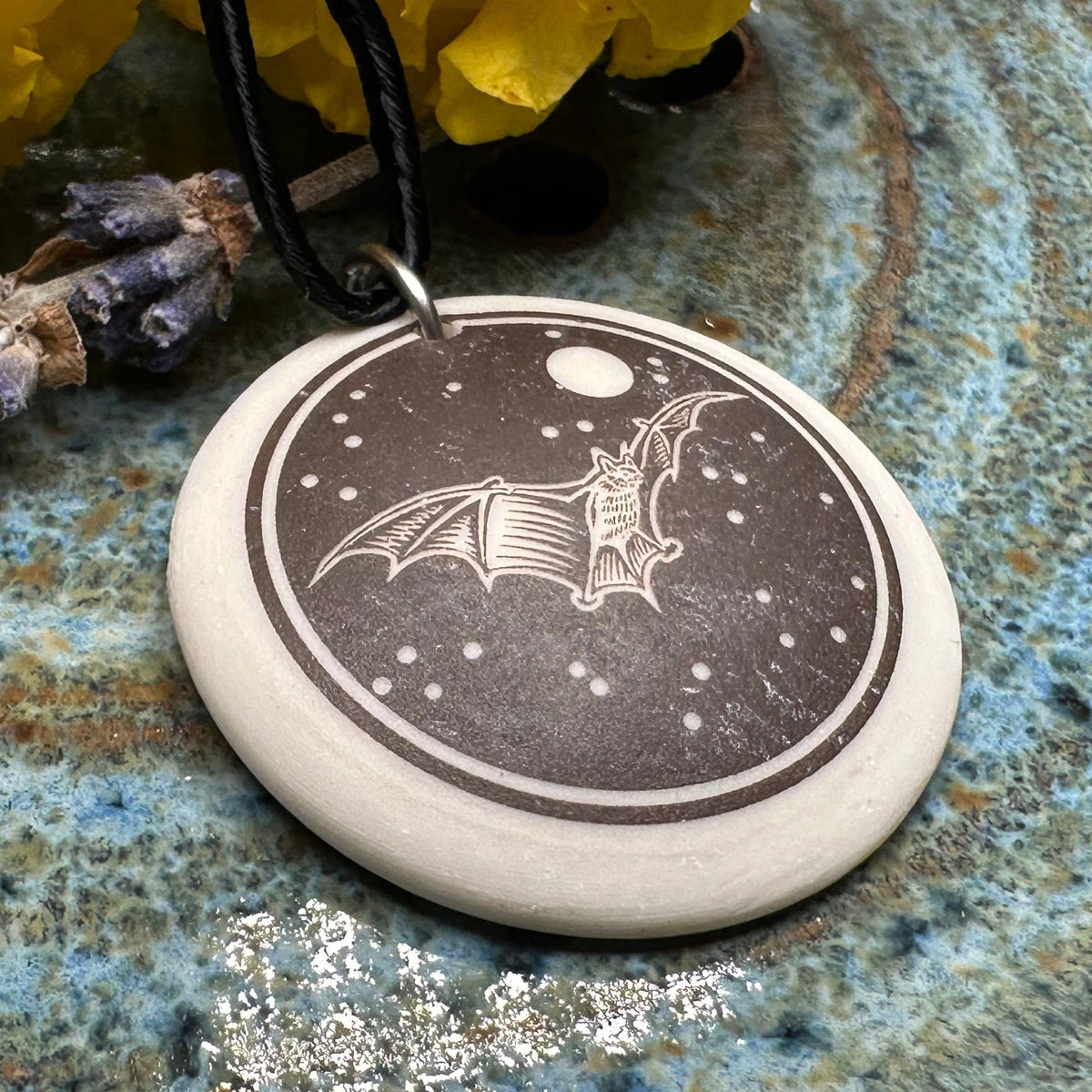 Artisan Brown Bat Necklace - Handmade in the U.S.A. Pendant La Vie Bien Artisan Brown Bat Necklace - Handmade in the U.S.A.