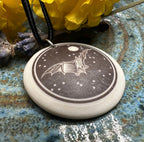 Artisan Brown Bat Necklace - Handmade in the U.S.A. Pendant La Vie Bien Artisan Brown Bat Necklace - Handmade in the U.S.A.