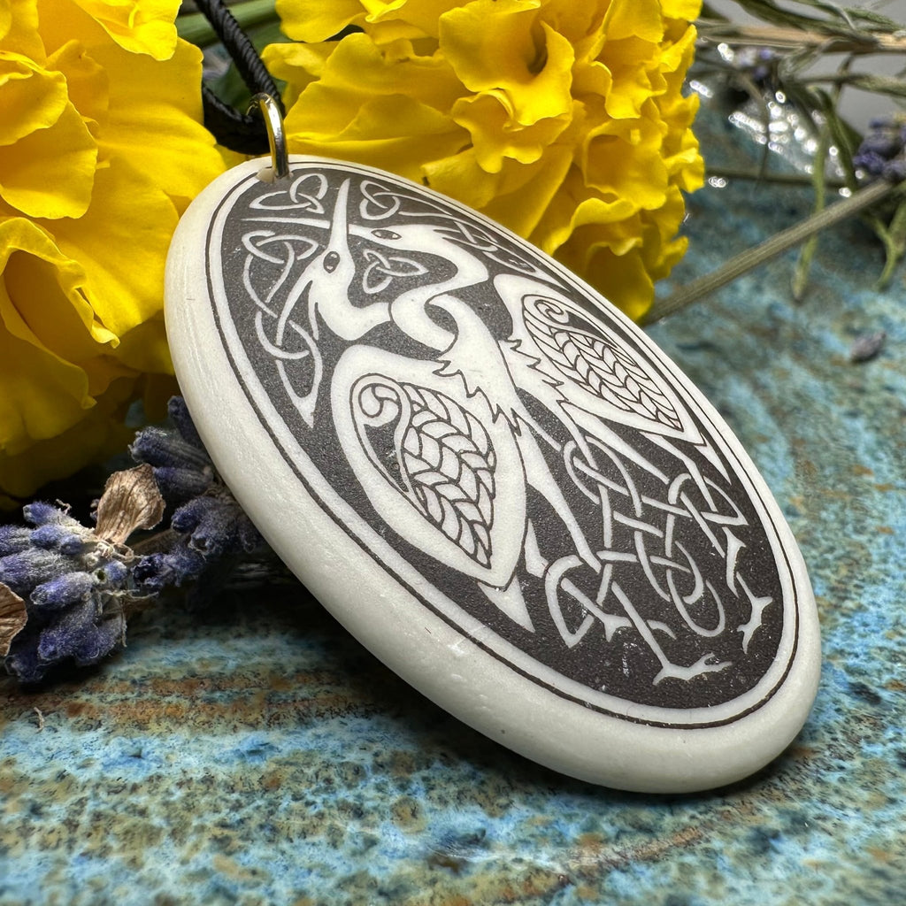Artisan Celtic Birds Necklace - Handmade in the U.S.A. Necklet La Vie Bien Artisan Celtic Birds Necklace - Handmade in the U.S.A.