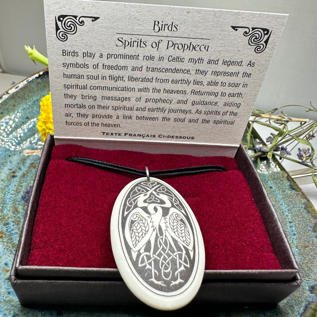 Artisan Celtic Birds Necklace - Handmade in the U.S.A. Necklet La Vie Bien Artisan Celtic Birds Necklace - Handmade in the U.S.A.