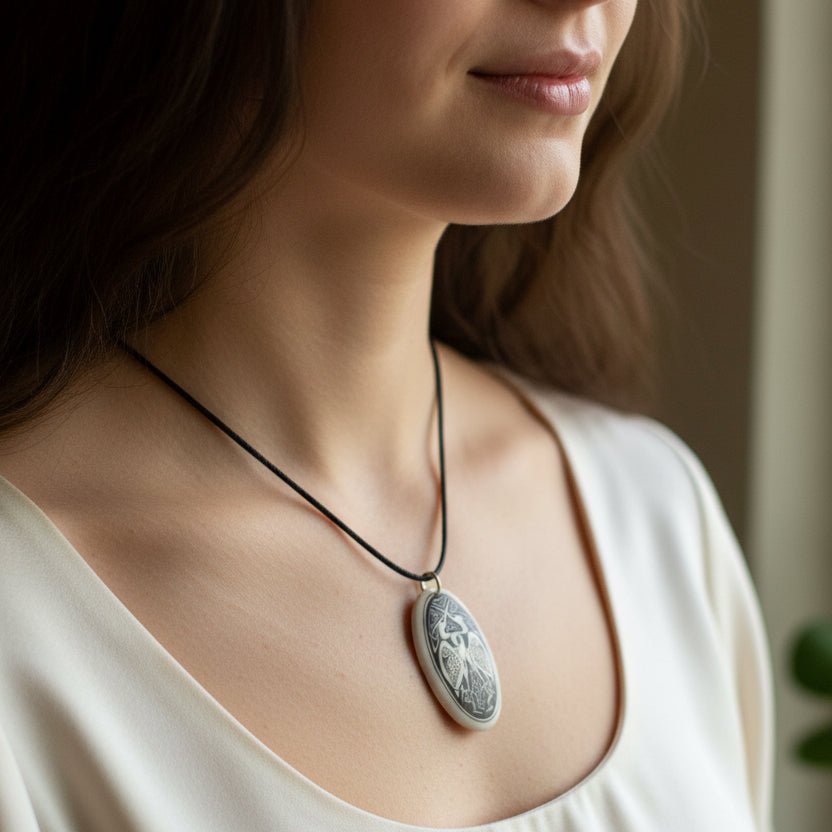 Artisan Celtic Birds Necklace - Handmade in the U.S.A. Necklet La Vie Bien Artisan Celtic Birds Necklace - Handmade in the U.S.A.