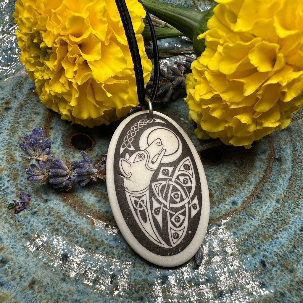 Artisan Celtic Dog Necklace - Handmade in the U.S.A. Pendant La Vie Bien Artisan Celtic Dog Necklace - Handmade in the U.S.A.