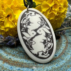 Artisan Celtic Rabbit Necklace - Handmade in the U.S.A. Pendant La Vie Bien Artisan Celtic Rabbit Necklace - Handmade in the U.S.A.
