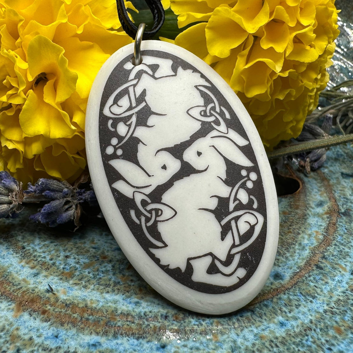 Artisan Celtic Rabbit Necklace - Handmade in the U.S.A. Pendant La Vie Bien Artisan Celtic Rabbit Necklace - Handmade in the U.S.A.