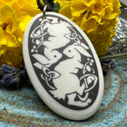 Artisan Celtic Rabbit Necklace - Handmade in the U.S.A. Pendant La Vie Bien Artisan Celtic Rabbit Necklace - Handmade in the U.S.A.