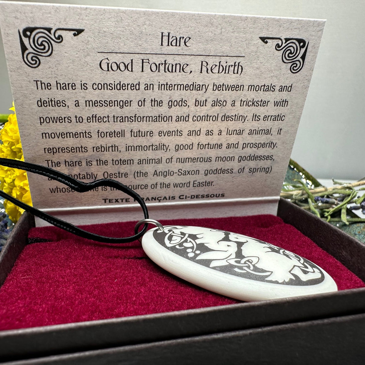Artisan Celtic Rabbit Necklace - Handmade in the U.S.A. Pendant La Vie Bien Artisan Celtic Rabbit Necklace - Handmade in the U.S.A.