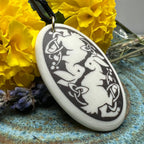 Artisan Celtic Rabbit Necklace - Handmade in the U.S.A. Pendant La Vie Bien Artisan Celtic Rabbit Necklace - Handmade in the U.S.A.