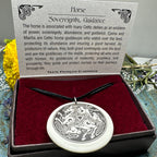 Artisan Celtic Triple Horse Necklace - Handmade in the U.S.A. Pendant La Vie Bien Artisan Celtic Triple Horse Necklace - Handmade in the U.S.A.