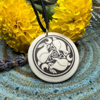 Artisan Celtic Triple Rabbit Necklace - Handmade in the U.S.A. Pendant La Vie Bien Artisan Celtic Triple Rabbit Necklace - Handmade in the U.S.A.