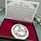 Artisan Celtic Triple Rabbit Necklace - Handmade in the U.S.A. Pendant La Vie Bien Artisan Celtic Triple Rabbit Necklace - Handmade in the U.S.A.