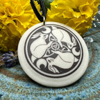 Artisan Celtic Triple Rabbit Necklace - Handmade in the U.S.A. Pendant La Vie Bien Artisan Celtic Triple Rabbit Necklace - Handmade in the U.S.A.