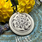 Artisan Celtic Triple Spiral Cat Necklace - Handmade in the U.S.A. Pendant La Vie Bien Artisan Celtic Triple Spiral Cat Necklace - Handmade in the U.S.A.
