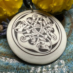 Artisan Celtic Triple Spiral Cat Necklace - Handmade in the U.S.A. Pendant La Vie Bien Artisan Celtic Triple Spiral Cat Necklace - Handmade in the U.S.A.