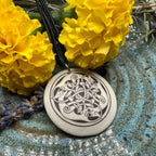 Artisan Celtic Triple Spiral Cat Necklace - Handmade in the U.S.A. Pendant La Vie Bien Artisan Celtic Triple Spiral Cat Necklace - Handmade in the U.S.A.