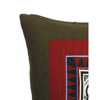 Artisan Crafted Karen Vintage Fabric Embroidered Cushion - Thailand Decor La Vie Bien Artisan Crafted Karen Vintage Fabric Embroidered Cushion - Thailand