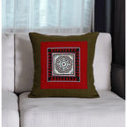 Artisan Crafted Karen Vintage Fabric Embroidered Cushion - Thailand Decor La Vie Bien Artisan Crafted Karen Vintage Fabric Embroidered Cushion - Thailand