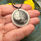 Artisan Great Horned Owl Necklace - Handmade in the U.S.A. Pendant La Vie Bien Artisan Great Horned Owl Necklace - Handmade in the U.S.A.